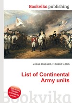 List of Continental Army units