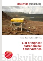 List of highest astronomical observatories
