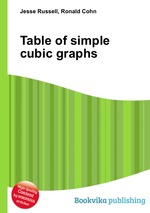 Table of simple cubic graphs