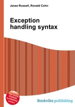 Exception handling syntax