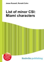 List of minor CSI: Miami characters