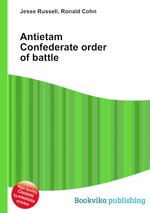 Antietam Confederate order of battle