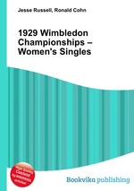 1929 Wimbledon Championships – Women`s Singles