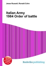 Italian Army 1984 Order of battle