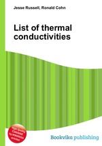 List of thermal conductivities