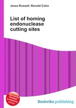 List of homing endonuclease cutting sites