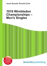 1919 Wimbledon Championships – Men`s Singles