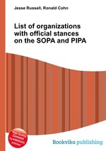 List of organizations with official stances on the SOPA and PIPA