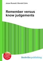 Remember versus know judgements