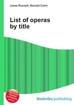List of operas by title