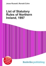 List of Statutory Rules of Northern Ireland, 1997