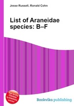 List of Araneidae species: B–F