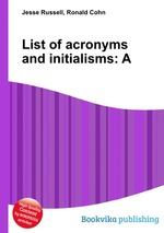 List of acronyms and initialisms: A