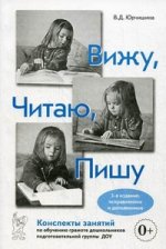 Вижу. Читаю. Пишу. Конспекты занятий по обучению грамоте дошкольников подготовительной группы ДОУ