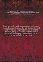 Elements of electricity, magnetism, and electro-magnetism