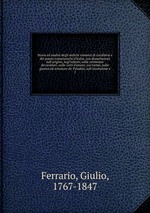 Storia ed analisi degli antichi romanzi di cavalleria e dei poemi romanzeschi d`Italia