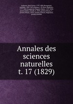 Annales des sciences naturelles