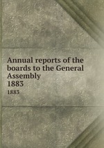 Annual reports of the boards to the General Assembly. 1883