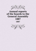 Annual reports of the boards to the General Assembly. 1887
