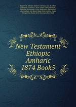 New Testament Ethiopic Amharic 1874 Book5