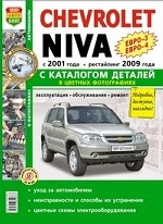 Автомобили Chevrolet Niva. Руководство по эксплуатации, обслуживанию и ремонту в цветных фотографиях с каталогом деталей