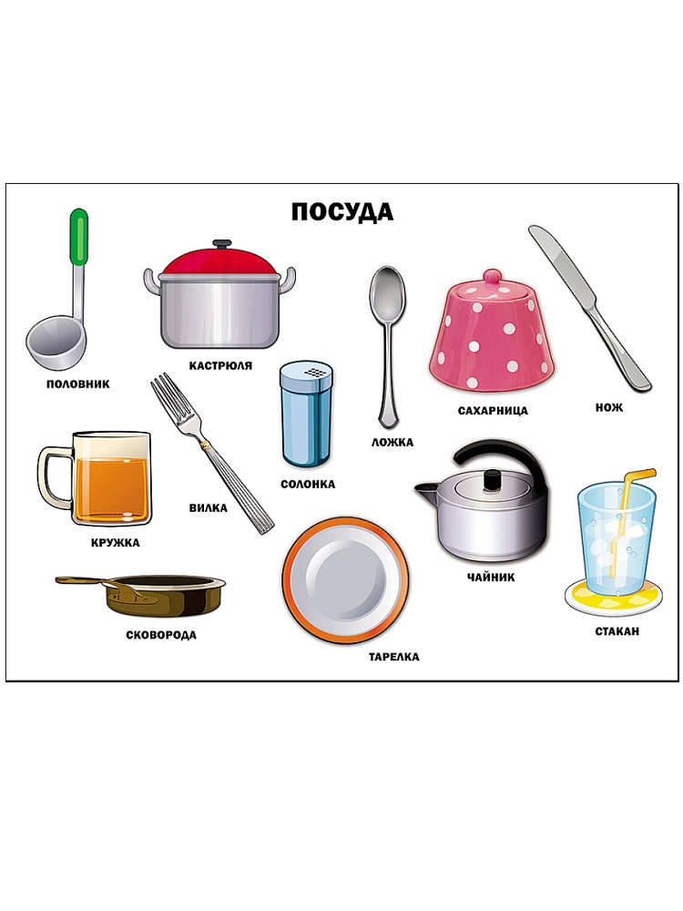 ПЛАКАТ. ПОСУДА