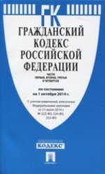 Гражданский кодекс Российской Федерации. Части 1, 2, 3 и 4