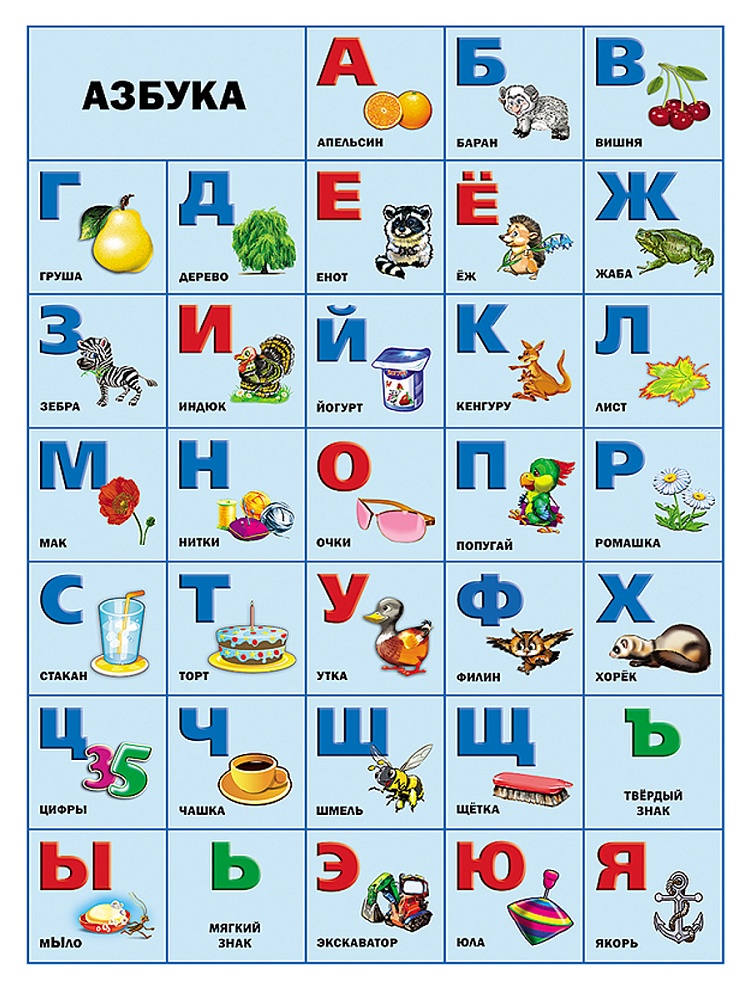 ПЛАКАТ. АЗБУКА