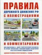 Правила дорожного движения с иллюстрациями и комментариями. Административная ответственность (таблица штрафов и наказаний)