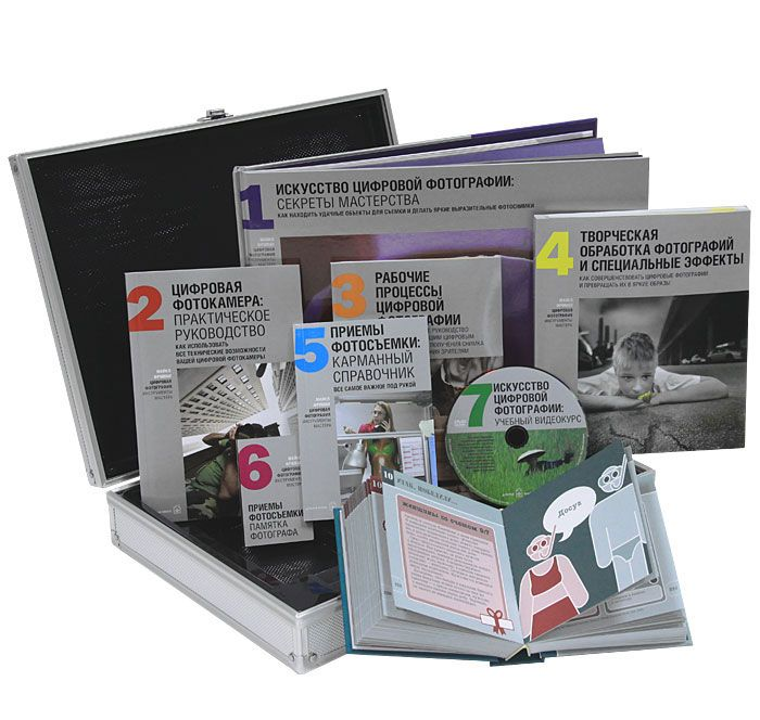 Цифровая фотография. Инструменты мастера (комплект в чемоданчике: 6 книг, DVD-ROM с мастер-классом Майкла Фримана) + Битва полов