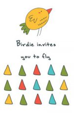 Блокнот для записей " Birdie invites you to fly"