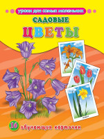 ОБУЧАЮЩИЕ КАРТОЧКИ. САДОВЫЕ ЦВЕТЫ