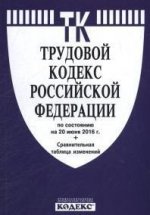 Трудовой кодекс Российской Федерации по состоянию на 20 июня 2016 года