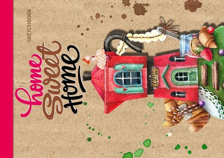 Блокнот. Home sweet home! Coffee (А5 альбомный формат)