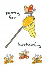 Блокнот для записей "Party for butterfly" (А5)
