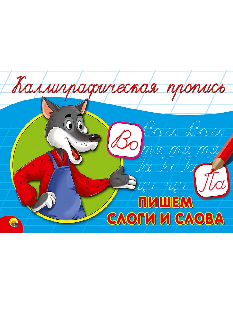 КАЛЛИГРАФИЧЕСКАЯ ПРОПИСЬ А5. альбомная. ПИШЕМ СЛОГИ И СЛОВА