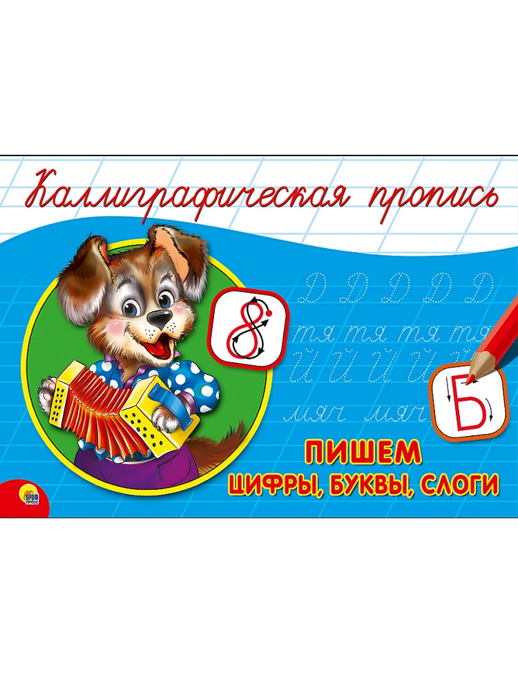 КАЛЛИГРАФИЧЕСКАЯ ПРОПИСЬ А5. альбомная. ПИШЕМ ЦИФРЫ, БУКВЫ, СЛОГИ