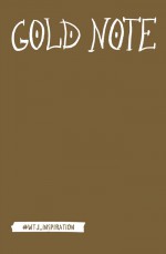 Gold Note. Креативный блокнот с золотыми страницами (мягкая обложка)