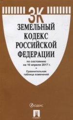 Земельный кодекс РФ (по сост.на 10.04.2017г.)+сравнительная таблица изменений