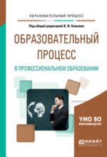 ОБРАЗОВАТЕЛЬНЫЙ ПРОЦЕСС В ПРОФЕССИОНАЛЬНОМ ОБРАЗОВАНИИ. Учебное пособие для вузов