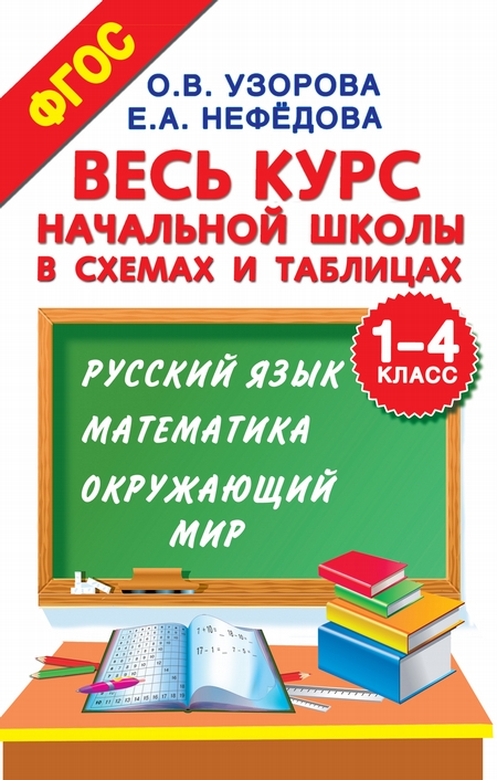 Весь курс начальной школы в схемах и таблицах. 1–4 класс. Русский язык, математика, окружающий мир