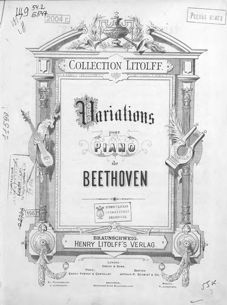 Variations pour piano de Beethoven