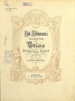 Trios fur Pianoforte, Violine und Violoncell