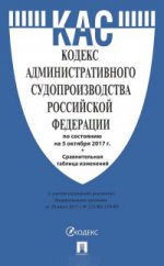 Кодекс администр.судопроизводства РФ а 05.10.17