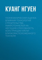 Геомеханическая оценка влияния технологий строительства микротоннелей на несущую способность конструкции крепи близкорасположенного тоннеля