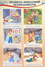 Комплект познавательных мини-плакатов "Уроки безопасности для детей"