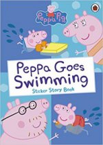 Peppa Pig: Peppa Goes Swimming(Sticker Story Book)