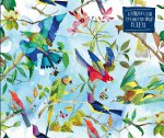 Блокнот для художественных идей. Райские птицы от дизайнера Карины Кино (твёрдый переплёт, 96 стр., 240х200 мм)