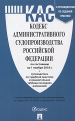 Кодекс администр/судопроизводства РФ на 01.11.18