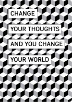 Блокнот. Геометрия. Change your thoughts (формат А4, мягкая обложка, круглые углы, блок в точку)